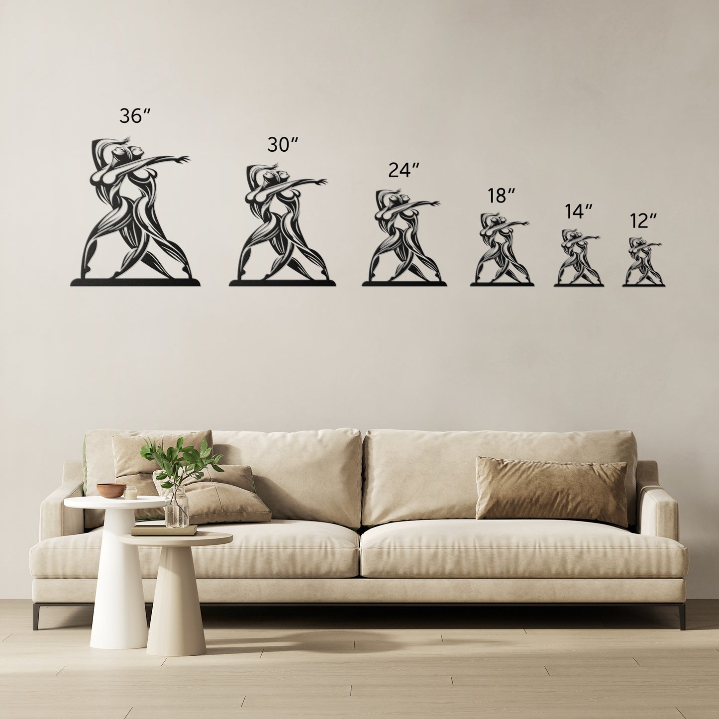 Metal Wall Art (Graceful)