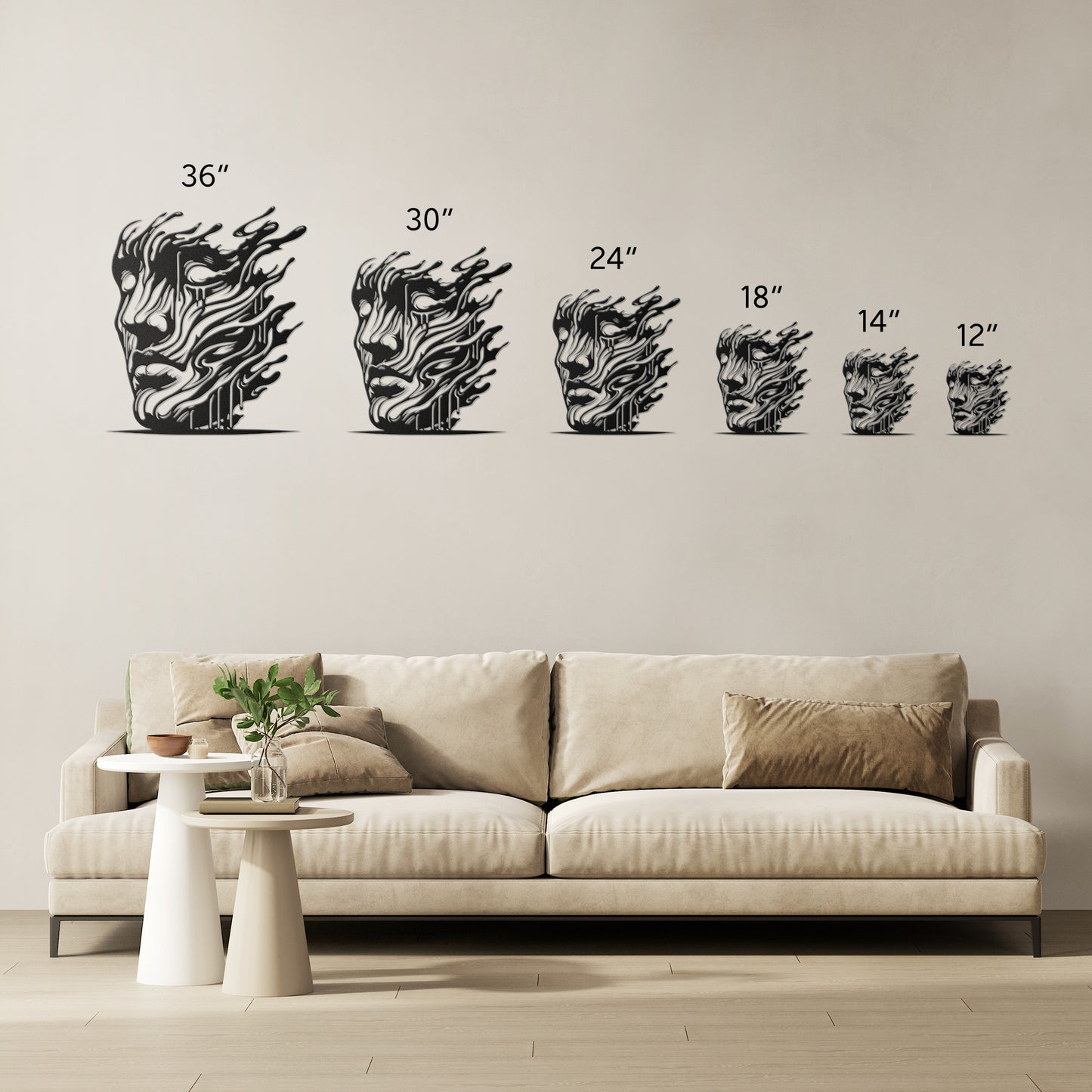 Metal Wall Art (Flow)