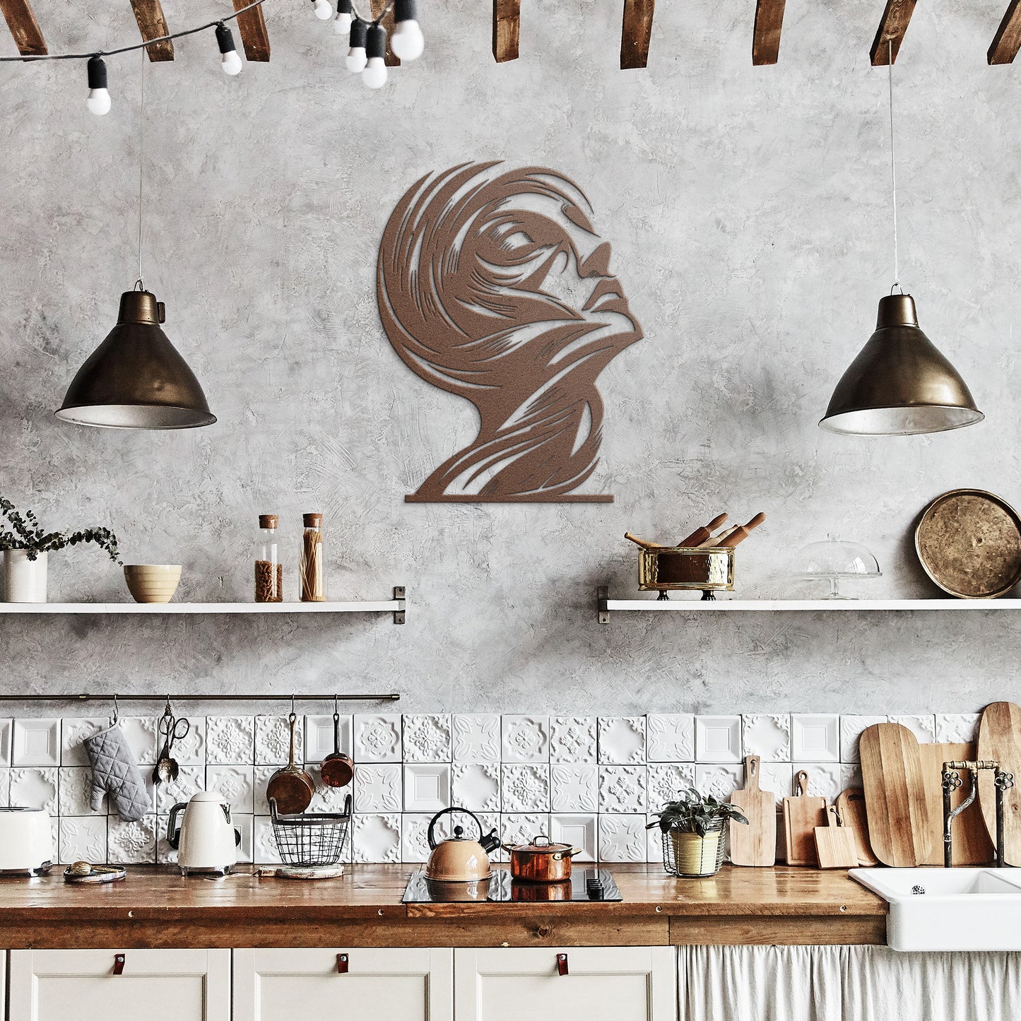 Metal Wall Art (Grace)