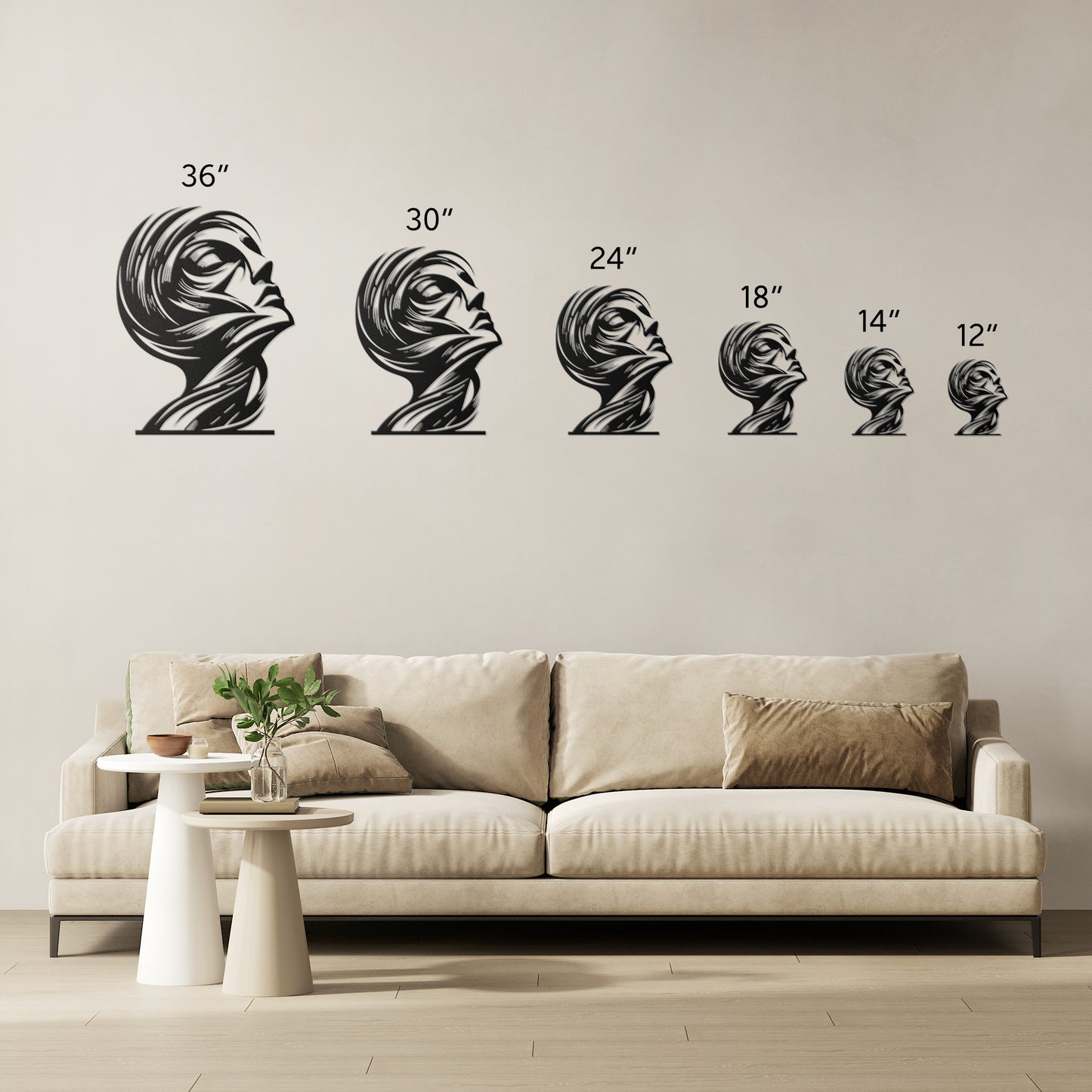 Metal Wall Art (Grace)