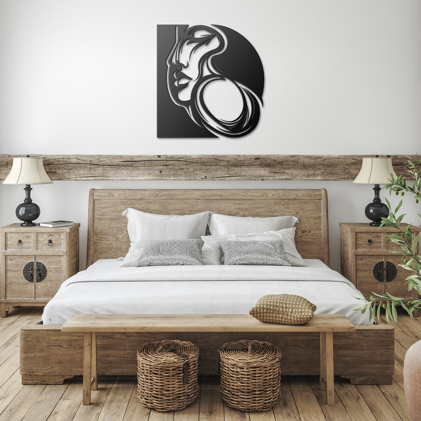 Metal Wall Art (Belle)