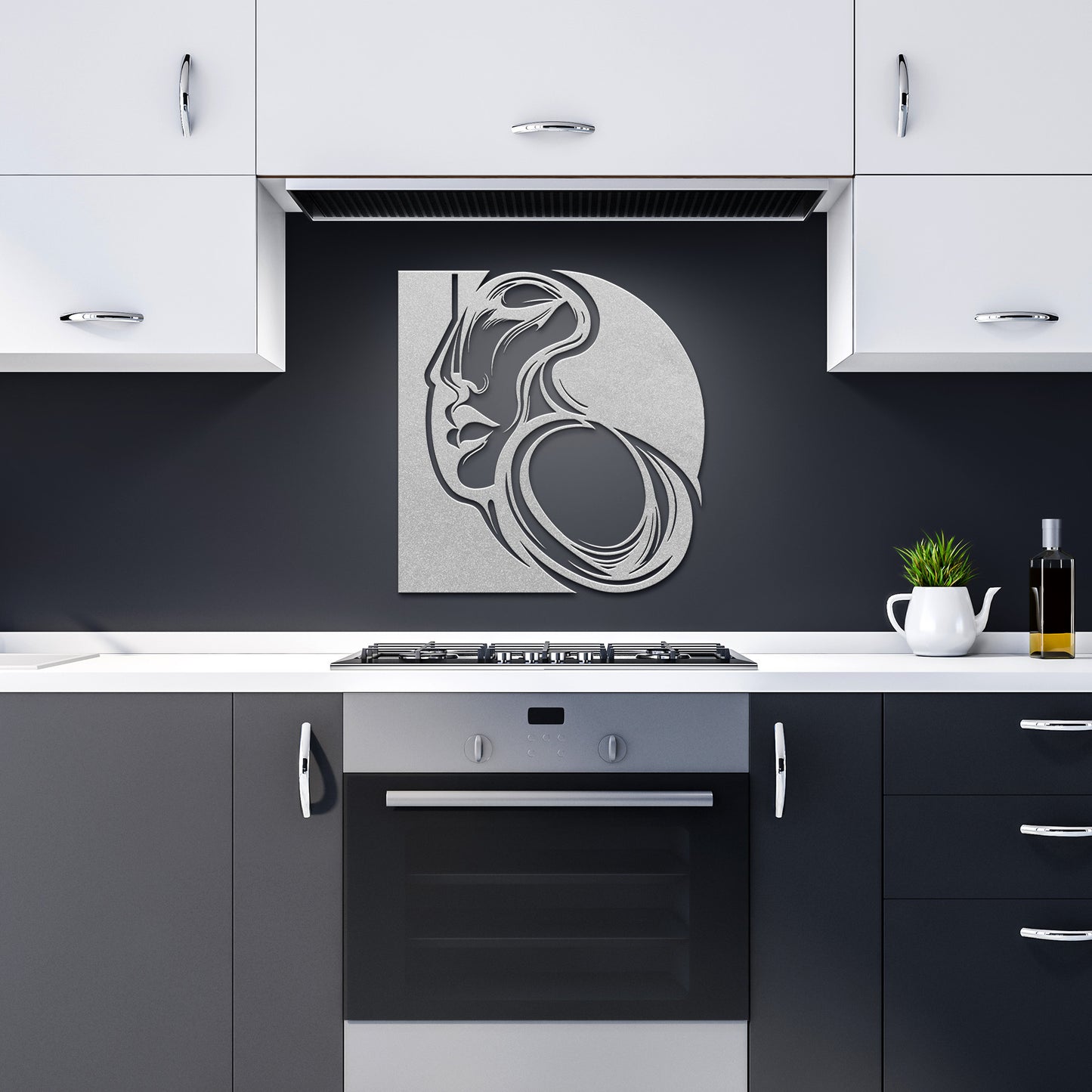 Metal Wall Art (Belle)