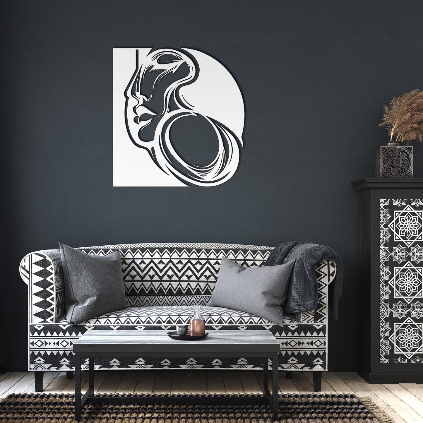 Metal Wall Art (Belle)