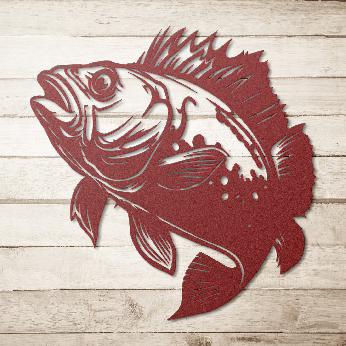 Metal Wall Art (Grouper)