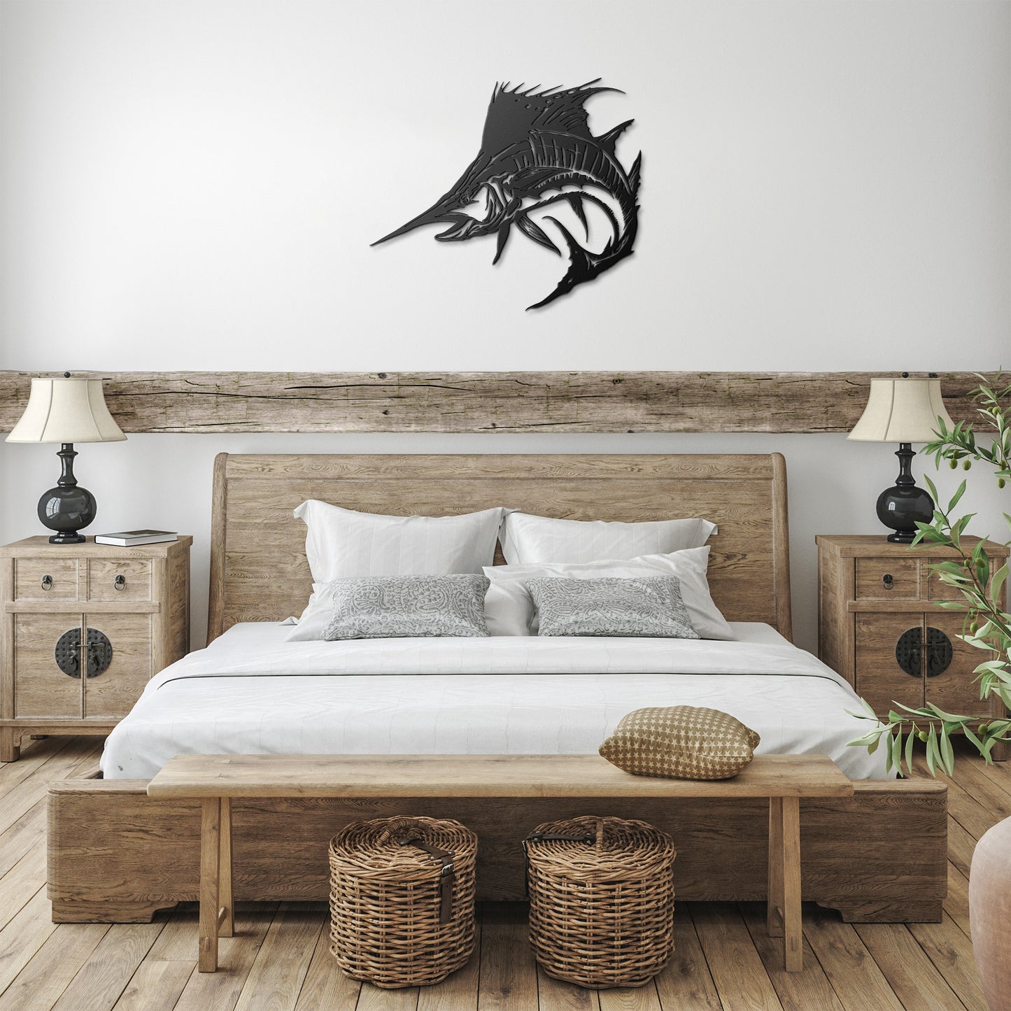 Metal Wall Art (Marlin)