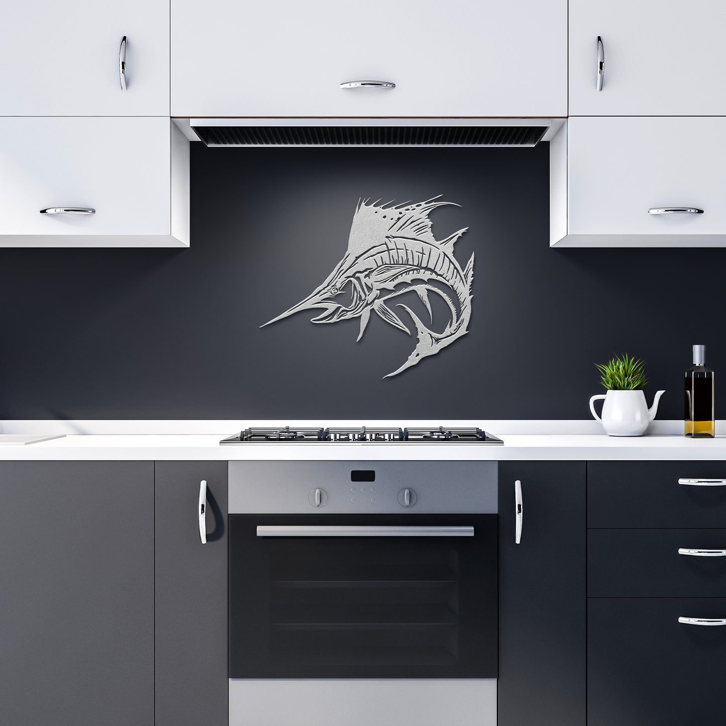 Metal Wall Art (Marlin)