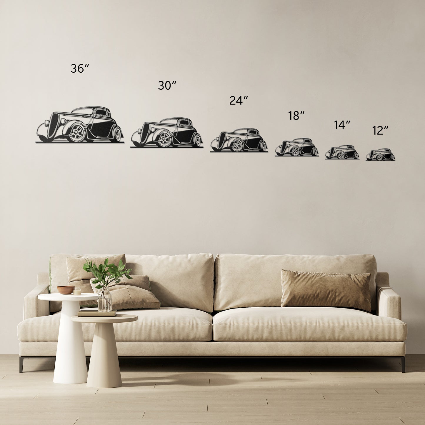 Metal Wall Art (Muscle Car)