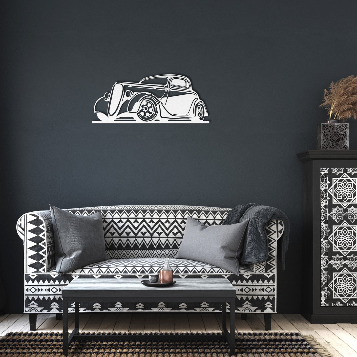 Metal Wall Art (Muscle Car)