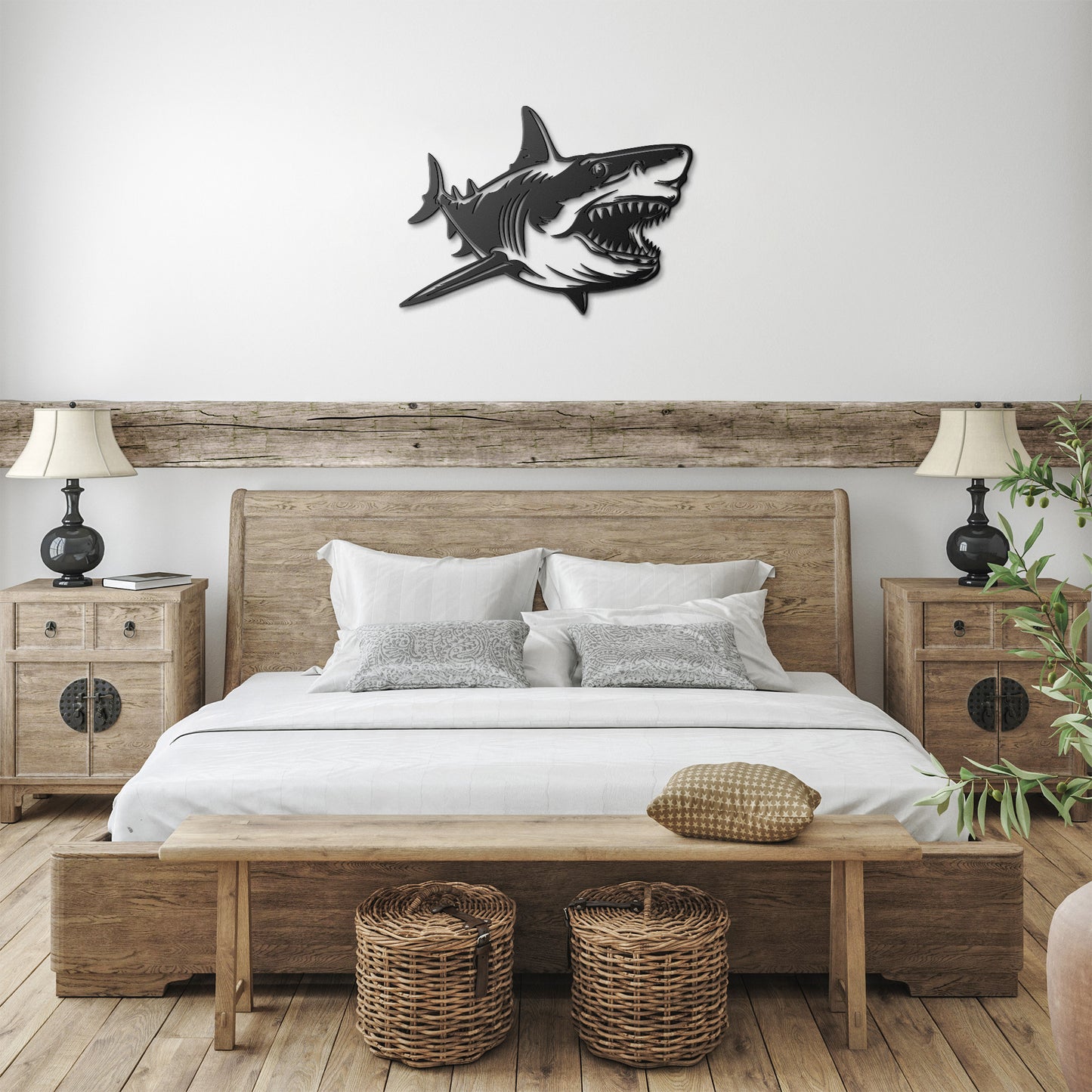 Metal Wall Art (Shark)