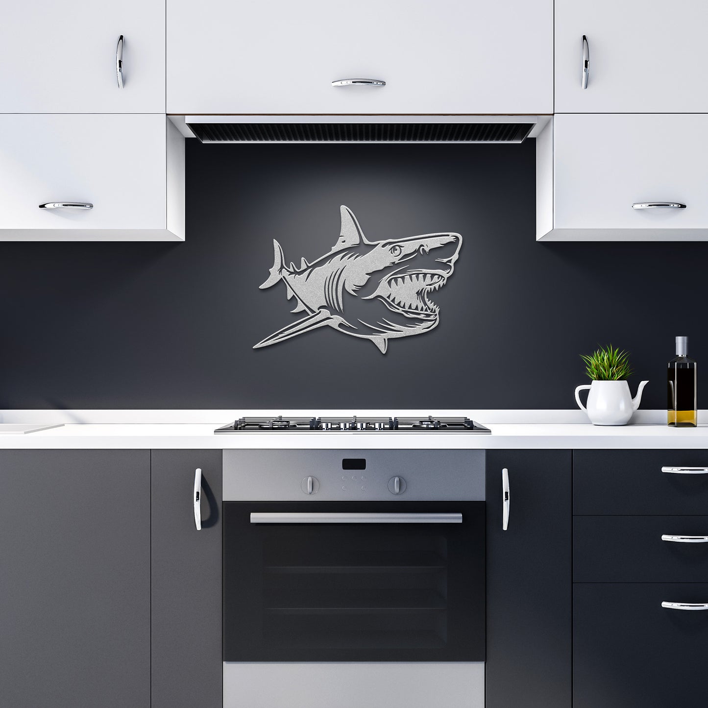 Metal Wall Art (Shark)