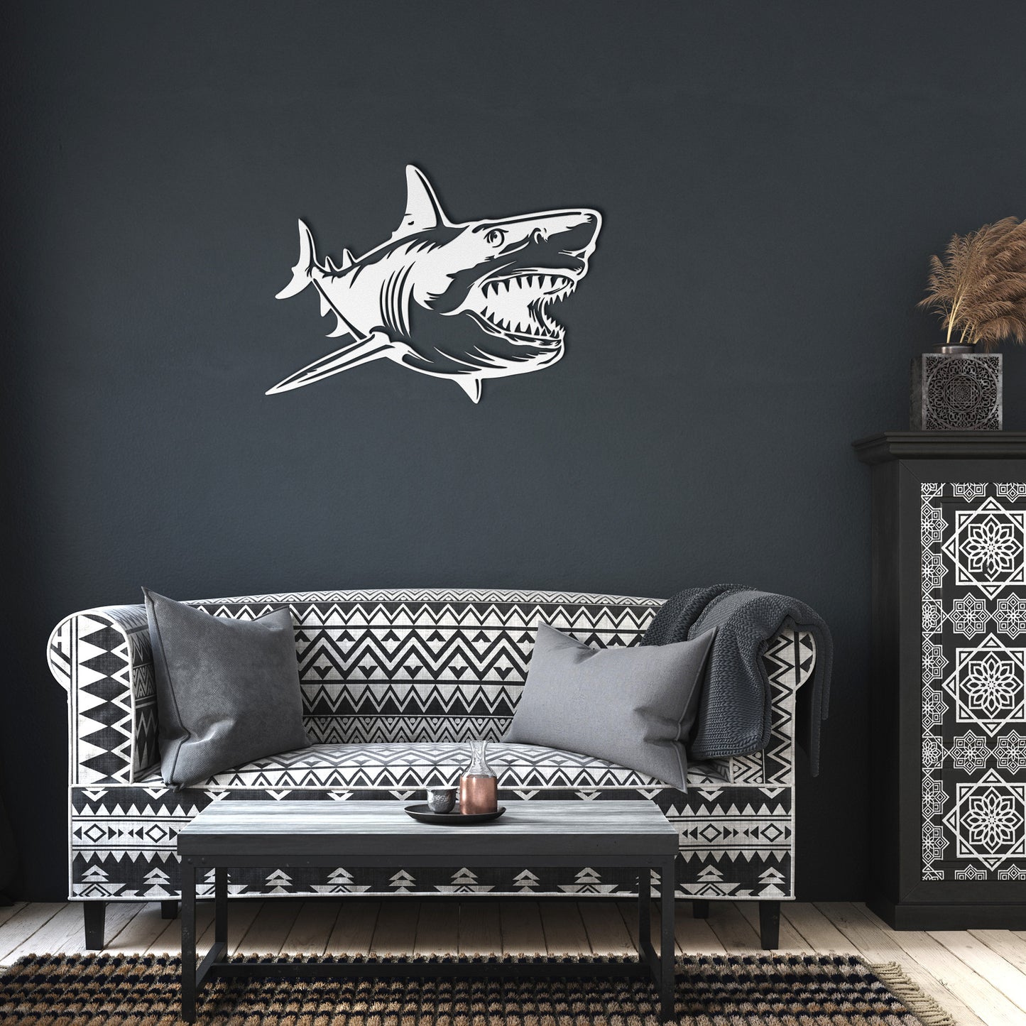 Metal Wall Art (Shark)