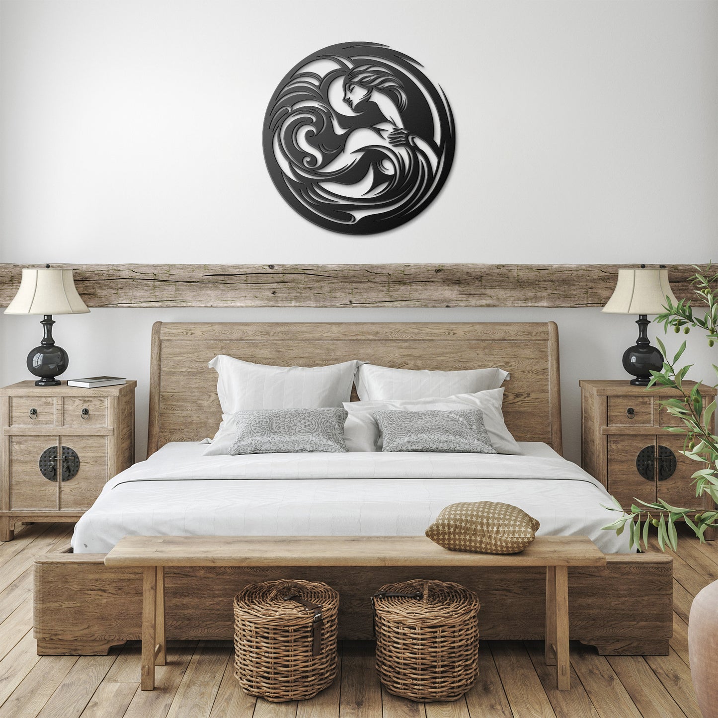 Metal Wall Art (Tides)