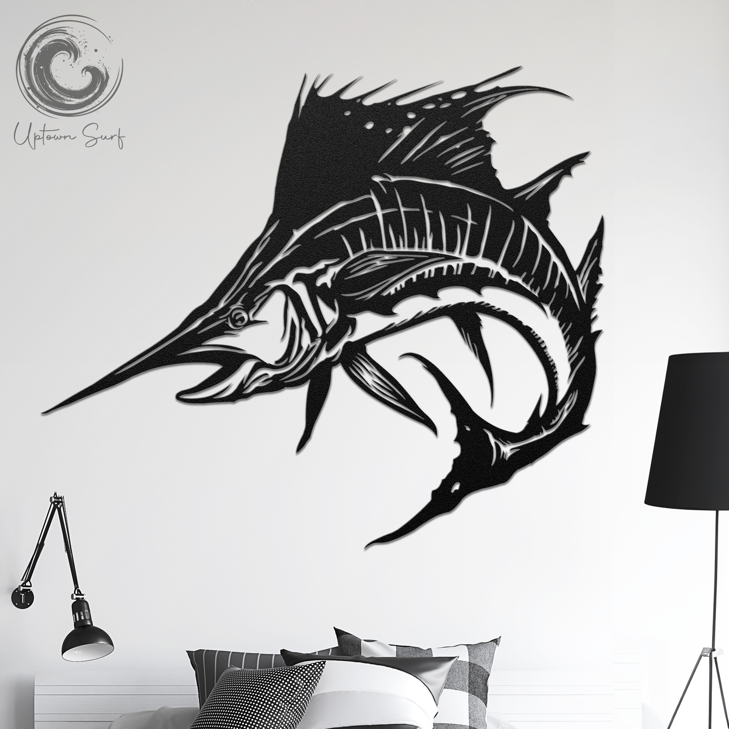 Metal Wall Art (Marlin)