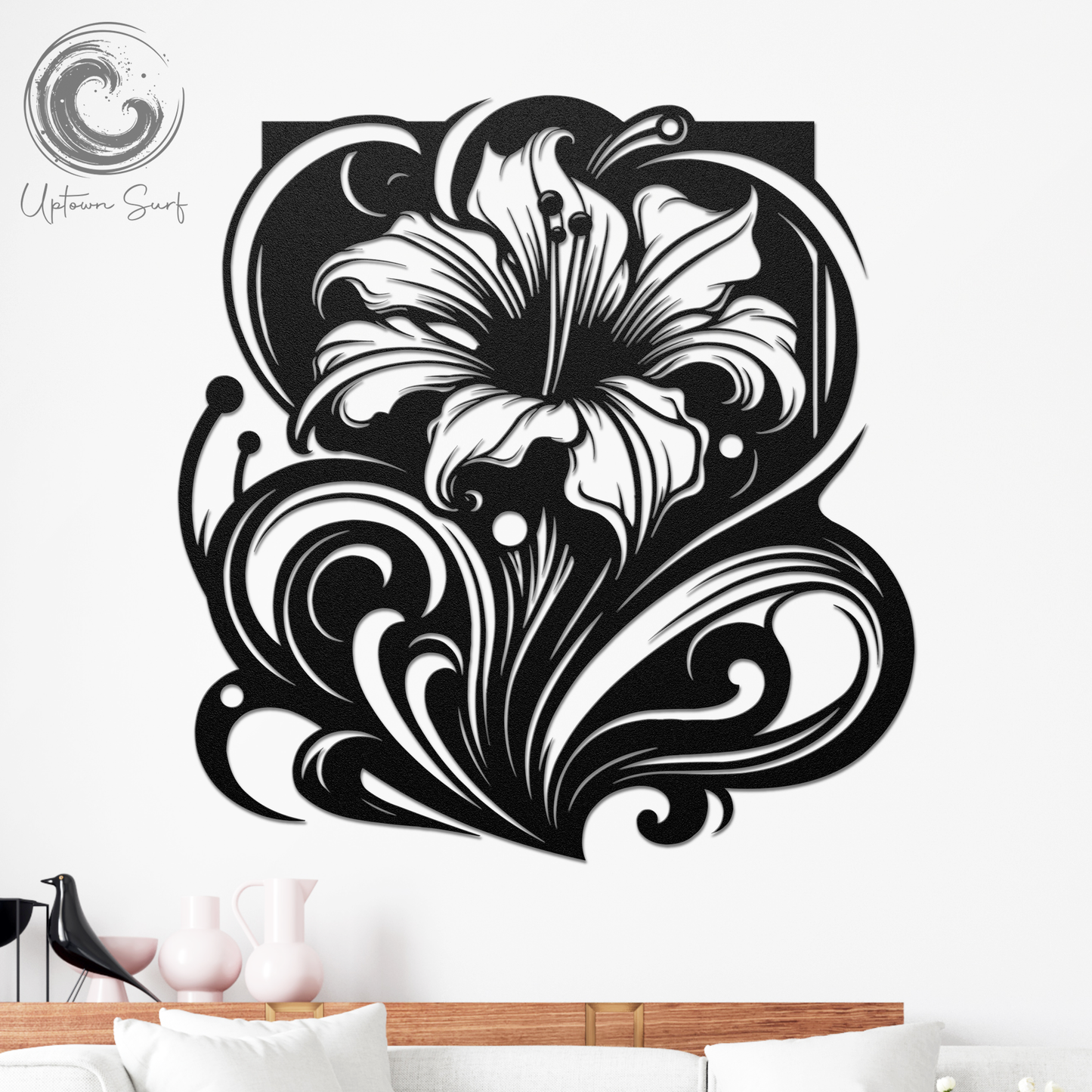 Metal Wall Art (Bloom)