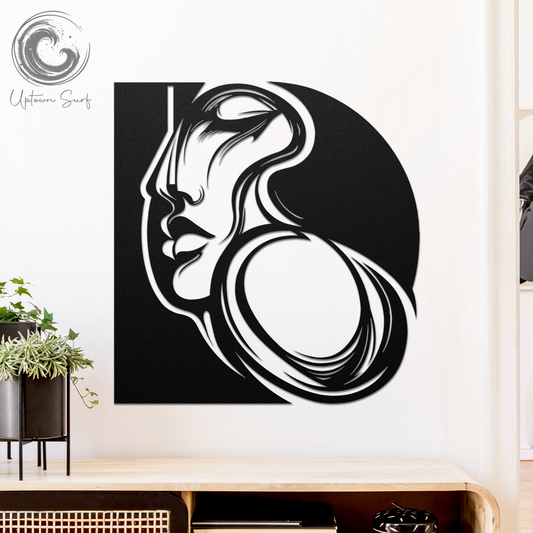 Metal Wall Art (Belle)