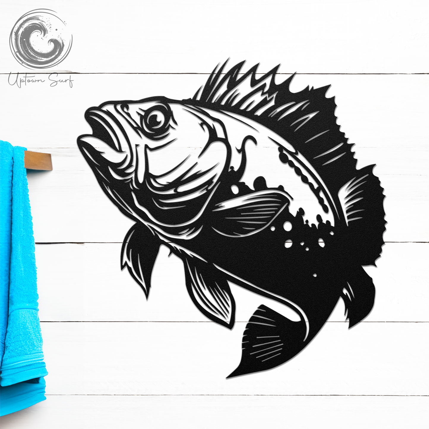 Metal Wall Art (Grouper)